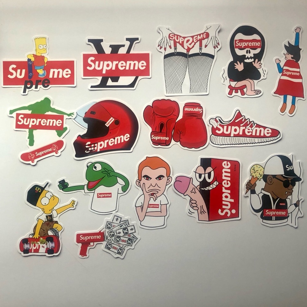 15 Supreme Stickers